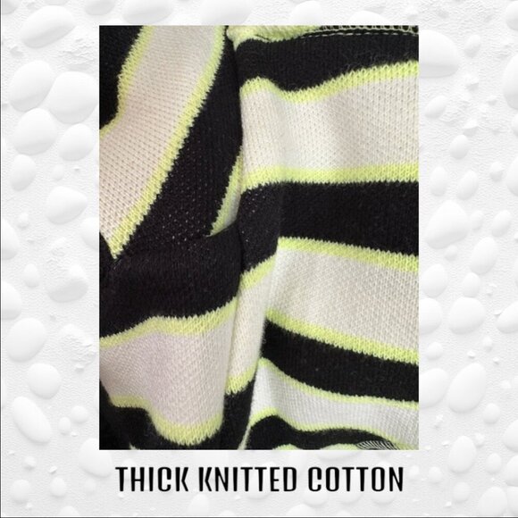 **Very Cute & Cozy Striped Knitted Jacket - Style & Co, Size Medium** - Picture 8 of 9